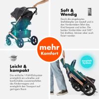 Sportbuggy RAPIDY, klappbarer Kinderwagen – Schwarz/Go
