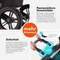 Sportbuggy RAPIDY, klappbarer Kinderwagen – Schwarz/Go
