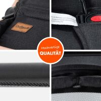 Sportbuggy RAPIDY, klappbarer Kinderwagen – Schwarz/Go
