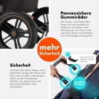 Sportbuggy RAPIDY, klappbarer Kinderwagen – Blau/Gold 
