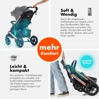 Sportbuggy RAPIDY, klappbarer Kinderwagen – Dunkelgrau