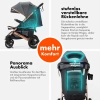 Sportbuggy RAPIDY, klappbarer Kinderwagen – Dunkelgrau