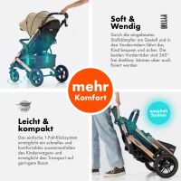 Sportbuggy RAPIDY, klappbarer Kinderwagen – Khaki/Gold