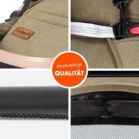 Sportbuggy RAPIDY, klappbarer Kinderwagen – Khaki/Gold