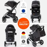 Sportbuggy RAPIDY, klappbarer Kinderwagen – Schwarz mi