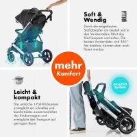 Sportbuggy RAPIDY, klappbarer Kinderwagen – Schwarz mi