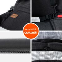 Sportbuggy RAPIDY, klappbarer Kinderwagen – Grau mit M
