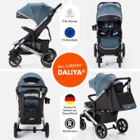 Sportbuggy RAPIDY, klappbarer Kinderwagen – Blau/Silbe
