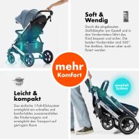 Sportbuggy RAPIDY, klappbarer Kinderwagen – Blau/Silbe