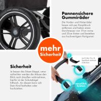Sportbuggy RAPIDY, klappbarer Kinderwagen – Blau/Silbe