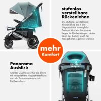 Sportbuggy RAPIDY, klappbarer Kinderwagen – Grün/
