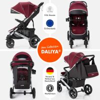 Sportbuggy RAPIDY, klappbarer Kinderwagen – Rot/Silber