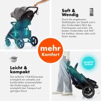 Sportbuggy RAPIDY, klappbarer Kinderwagen – Dunkelgrau