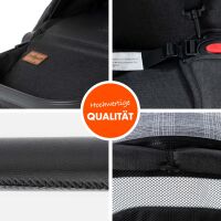 Sportbuggy RAPIDY, klappbarer Kinderwagen – Grau mit M