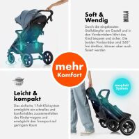 Sportbuggy RAPIDY, klappbarer Kinderwagen – Blau/Schwa