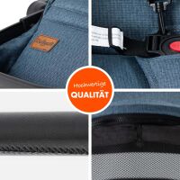Sportbuggy RAPIDY, klappbarer Kinderwagen – Blau/Schwa