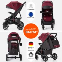 Sportbuggy RAPIDY, klappbarer Kinderwagen – Rot/Schwar
