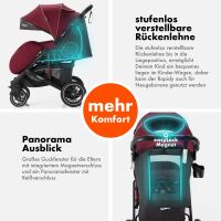 Sportbuggy RAPIDY, klappbarer Kinderwagen – Rot/Schwar