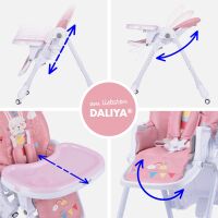 3-in-1 Babyhochstuhl SITONMI mit Babyliege 2