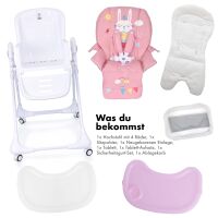 3-in-1 Babyhochstuhl SITONMI mit Babyliege 6