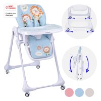 3-in-1 Babyhochstuhl SITONMI mit Babyliege &ndash; Blau