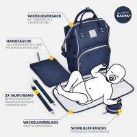Wickelrucksack PAKMI mit Zubehör für Baby & Ki
