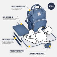 Wickelrucksack PAKMI mit Zubehör für Baby & Ki