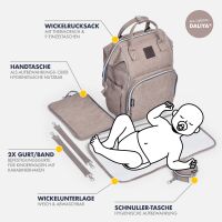 Wickelrucksack PAKMI mit Zubehör für Baby & Ki