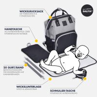 Wickelrucksack PAKMI mit Zubehör für Baby & Ki