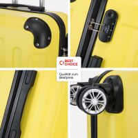 Hartschalen-Reisekoffer F-2045, Trolley Größe L m