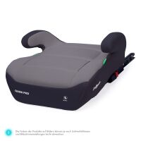 i-Size Kindersitzerhöhung QUBIX PRO mit ISOFIX, 125&nda