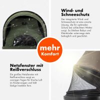 2-in-1 Kombikinderwagen FLEXI-PRO mit Babywanne & Sports