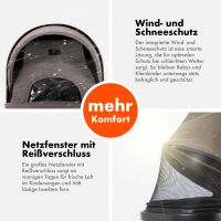 2-in-1 Kombikinderwagen FLEXI-PRO mit Babywanne & Sports