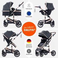 3-in-1 Kombikinderwagen NEOMOVE mit Babyschale – Gold/