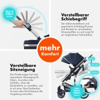 3-in-1 Kombikinderwagen NEOMOVE mit Babyschale – Silbe
