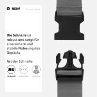 Koffergurt mit Clip-Schnalle, verstellbarer Gepäckgurt 