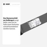Koffergurt mit Clip-Schnalle, verstellbarer Gepäckgurt 