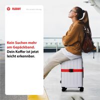 Koffergurt mit Clip-Schnalle, verstellbarer Gepäckgurt 