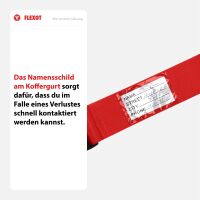 Koffergurt mit Clip-Schnalle, verstellbarer Gepäckgurt 