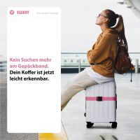 Koffergurt mit Clip-Schnalle, verstellbarer Gepäckgurt 