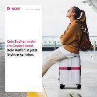Koffergurt mit Clip-Schnalle, verstellbarer Gepäckgurt 