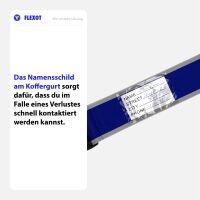 Koffergurt mit Clip-Schnalle, verstellbarer Gepäckgurt 