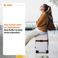 Koffergurt mit Clip-Schnalle, verstellbarer Gepäckgurt 