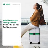 Koffergurt mit Clip-Schnalle, verstellbarer Gepäckgurt 