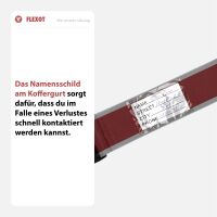 Koffergurt mit Clip-Schnalle, verstellbarer Gepäckgurt 