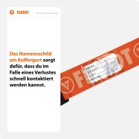 Koffergurt mit Zahlenschloss, verstellbarer Gepäckgurt 