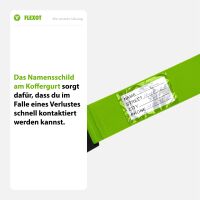 Koffergurt mit Zahlenschloss, verstellbarer Gepäckgurt 