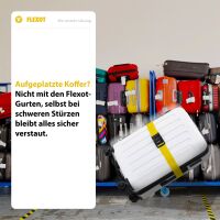 Koffergurt mit Zahlenschloss, verstellbarer Gepäckgurt 