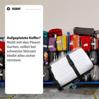 Koffergurt mit Zahlenschloss, verstellbarer Gepäckgurt 