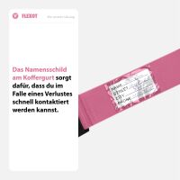 Koffergurt mit Zahlenschloss, verstellbarer Gepäckgurt 